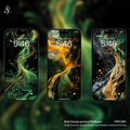 Reiki Energy Wallpaper Set (6-Pack) – High-Quality HD Backgrounds for Mobile, iPad, Laptop, Monitor | Manifestation Ritual, Millionaire Lifestyle, Spiritual Aesthetic