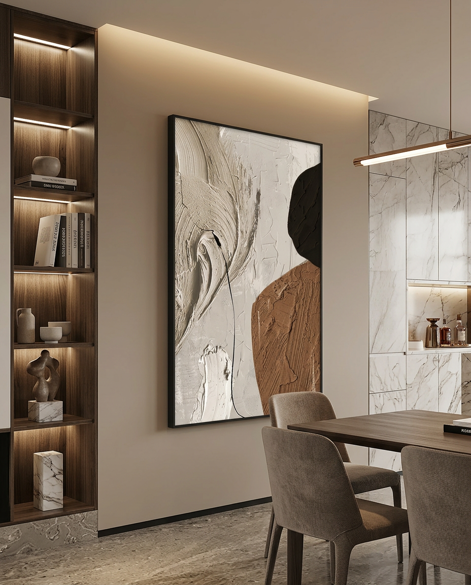 Modern Abstract Art Deco Wall Art for Balance and Beauty