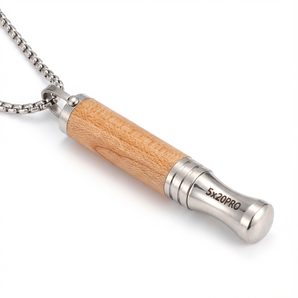 Respiratory Resistance Breathing Necklace for Anxiety Relief & Mindfulness Training