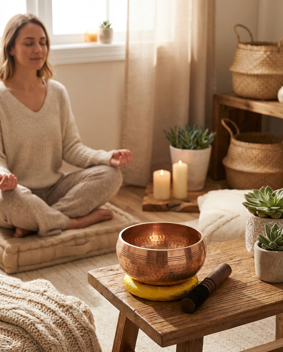 Nepalese Pure Copper Sound Healing Singing Bowl