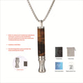 Tiger Eye Resistance Breathing Necklace for Stress Relief & Habit Awareness