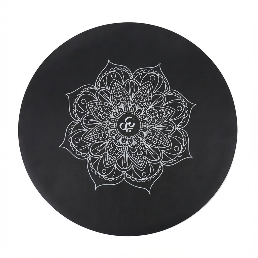 Grounding Circle Meditation Yoga Mat (PU Round Pad)