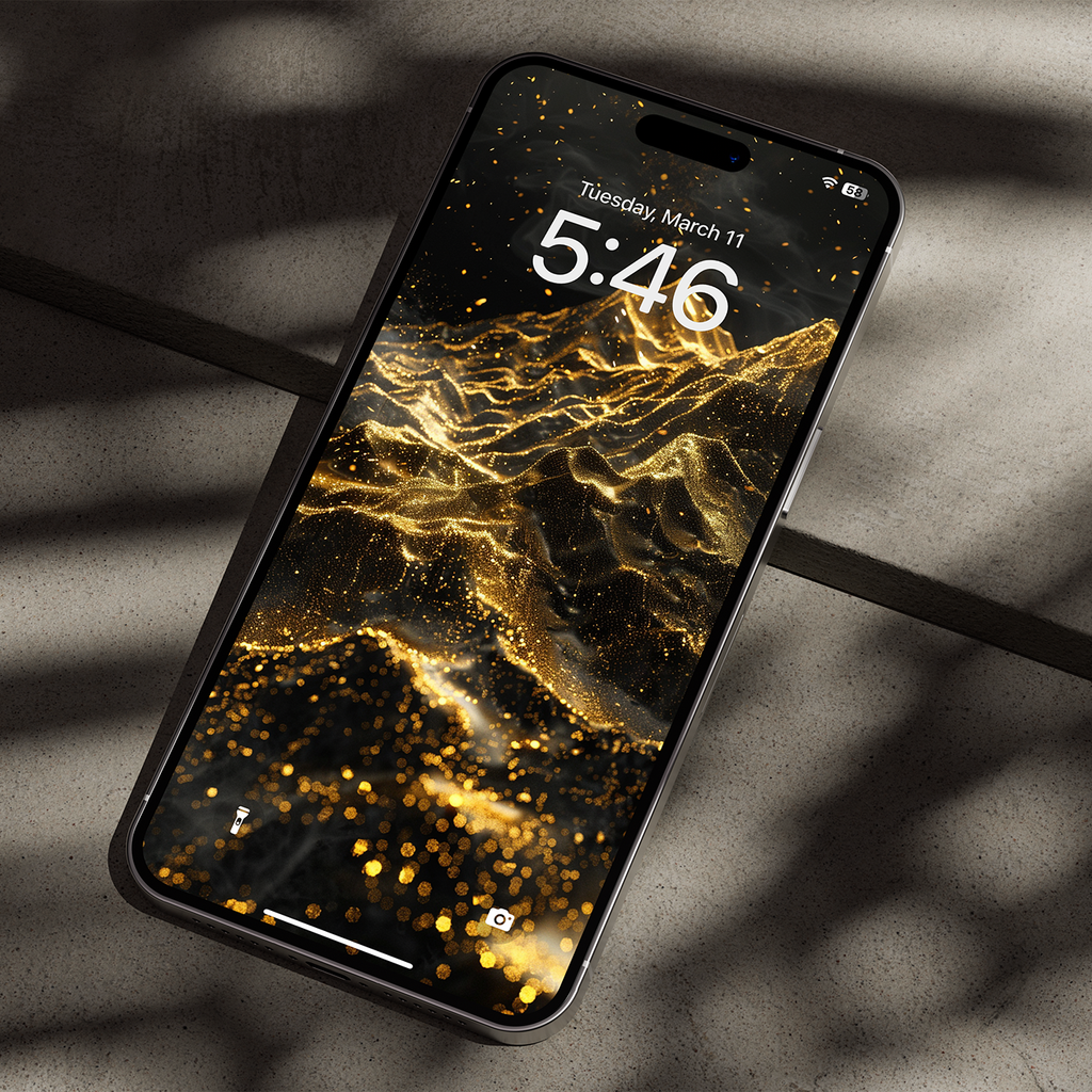 Wealth Mountain Reiki Wallpaper Set for Mobile (6-Pack)