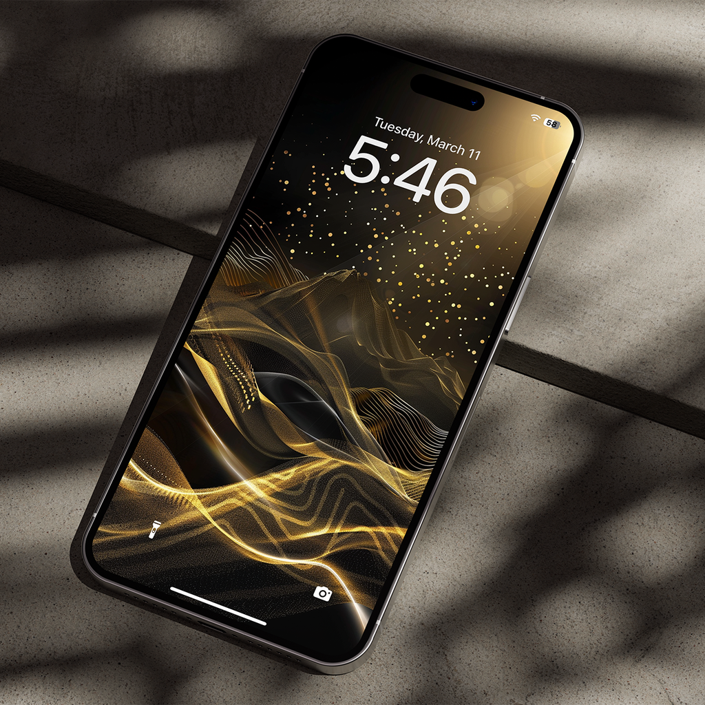 Wealth Mountain Reiki Wallpaper Set for Mobile (6-Pack)