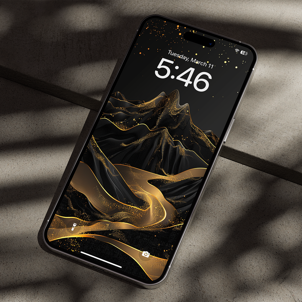 Wealth Mountain Reiki Wallpaper Set for Mobile (6-Pack)