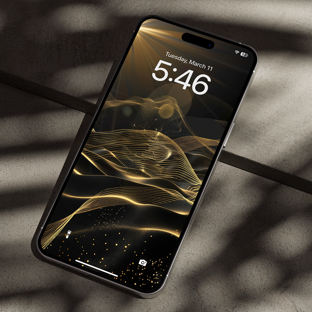 Wealth Mountain Reiki Wallpaper Set for Mobile (6-Pack)