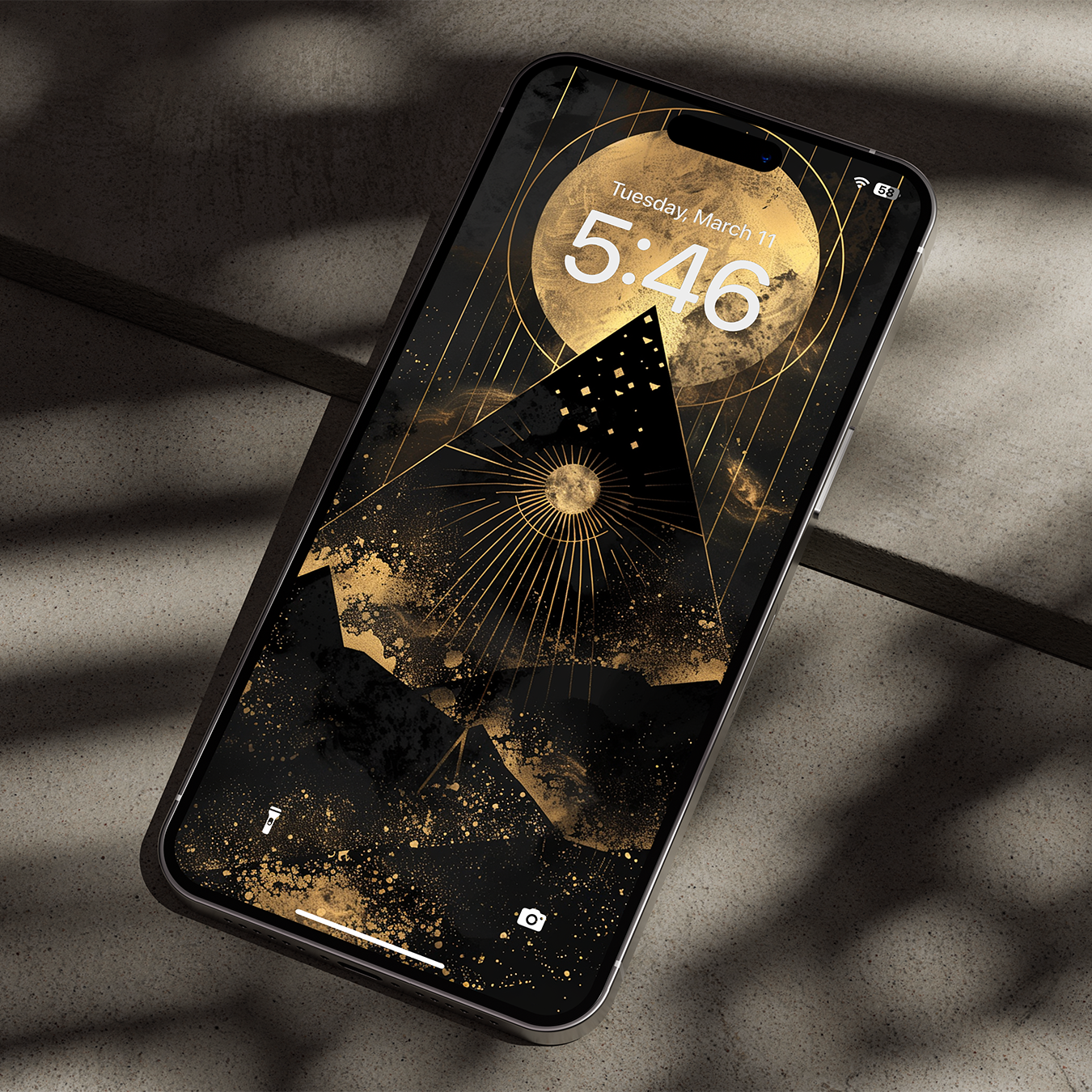 Wealth Mountain Reiki Wallpaper Set for Mobile (6-Pack)