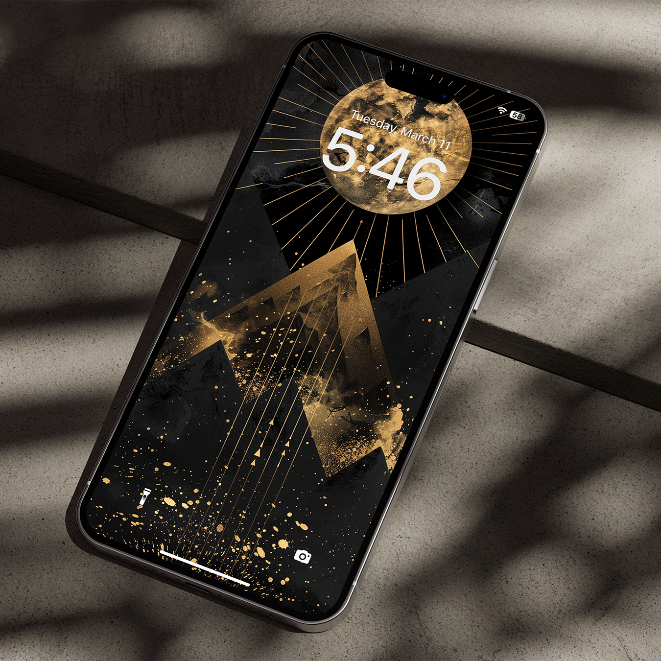 Wealth Mountain Reiki Wallpaper Set for Mobile (6-Pack)