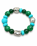 Verdant — Malachite and Aventurine NFC Bracelet