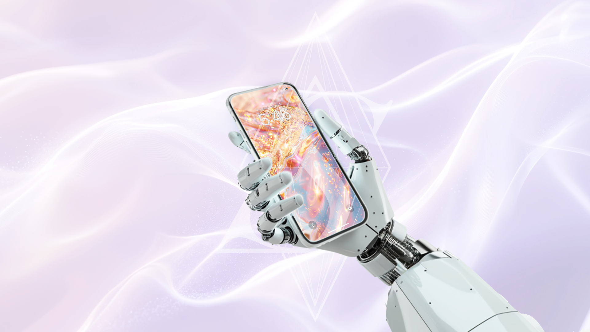 Aquatic Gold Reiki Wallpaper Set | Manifestation Mobile Backgrounds