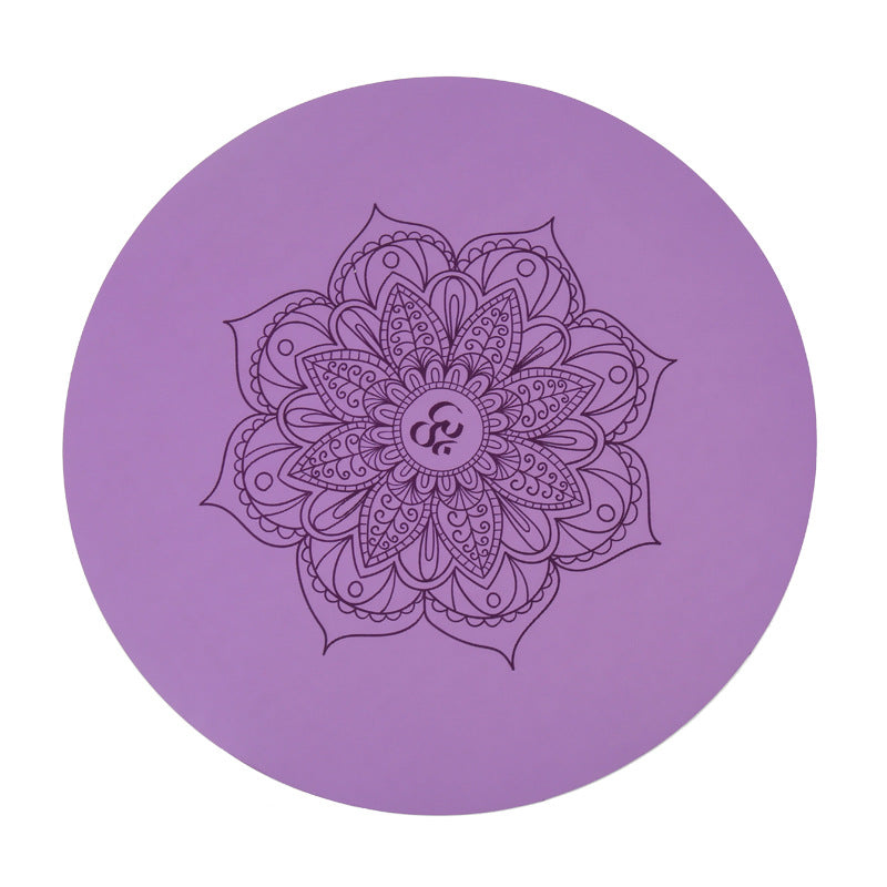 Grounding Circle Meditation Yoga Mat (PU Round Pad)