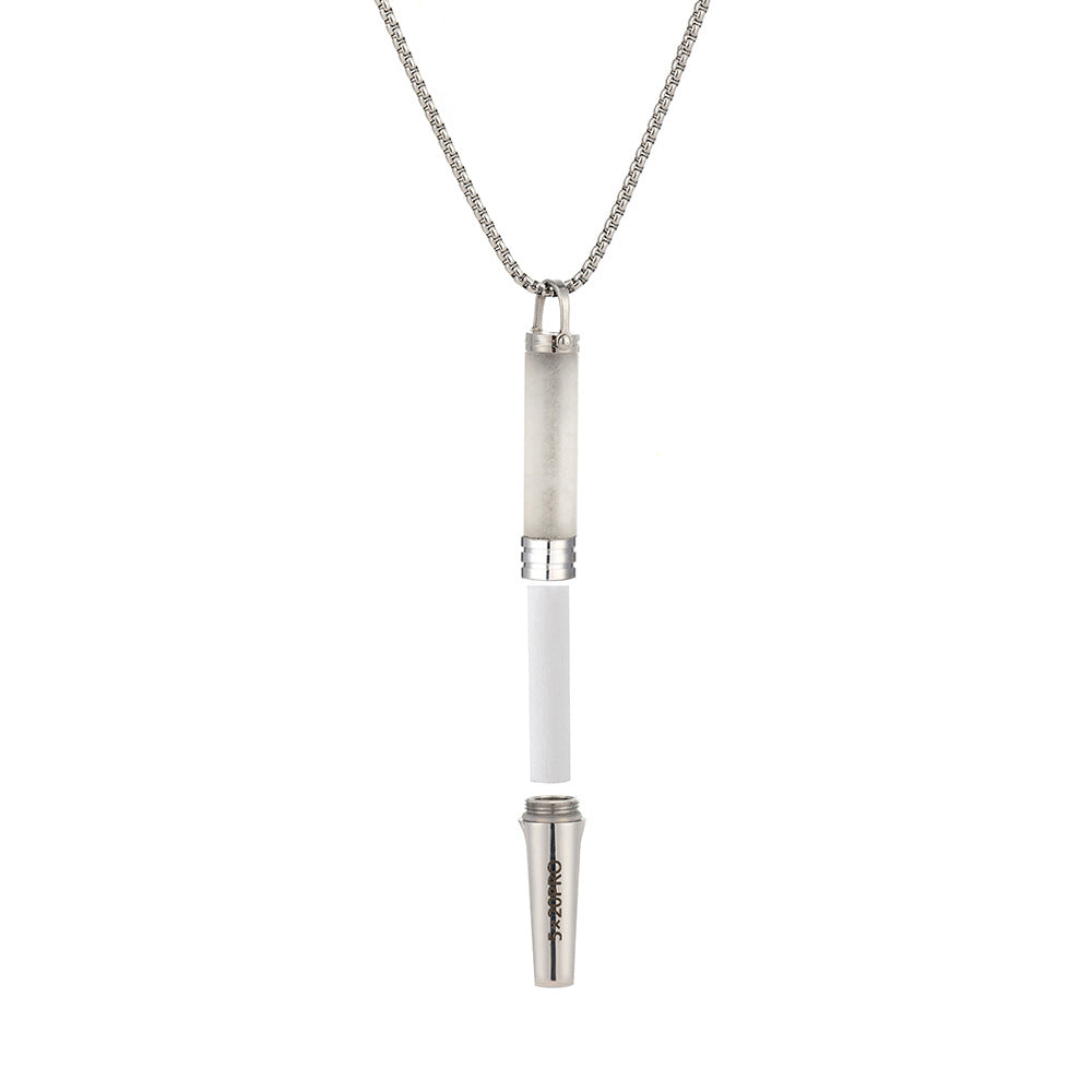 Tiger Eye Resistance Breathing Necklace for Stress Relief & Habit Awareness