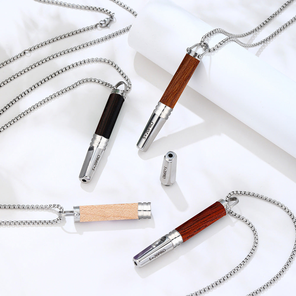 Respiratory Resistance Breathing Necklace for Anxiety Relief & Mindfulness Training