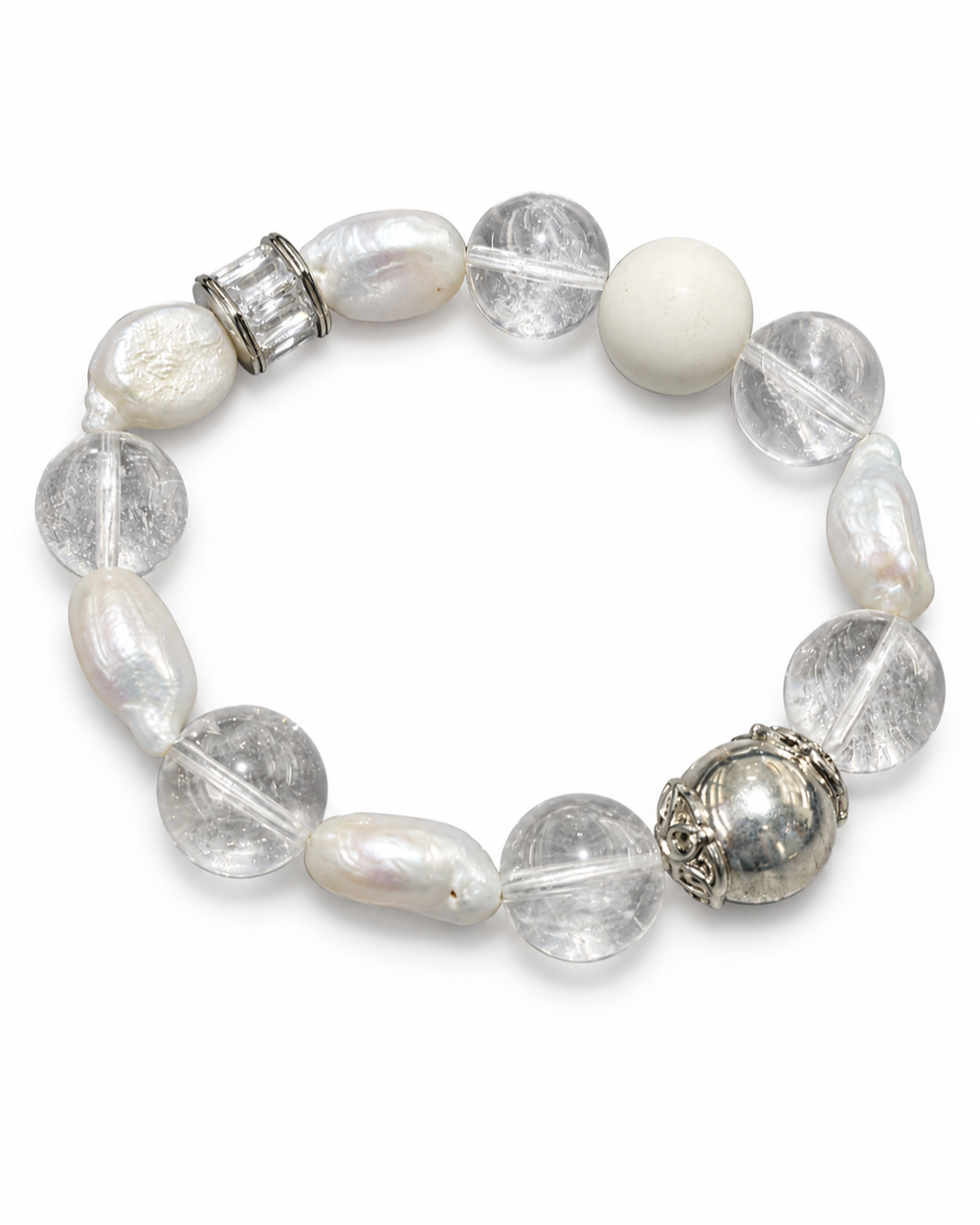 Pearl Light NFC bracelet on white background