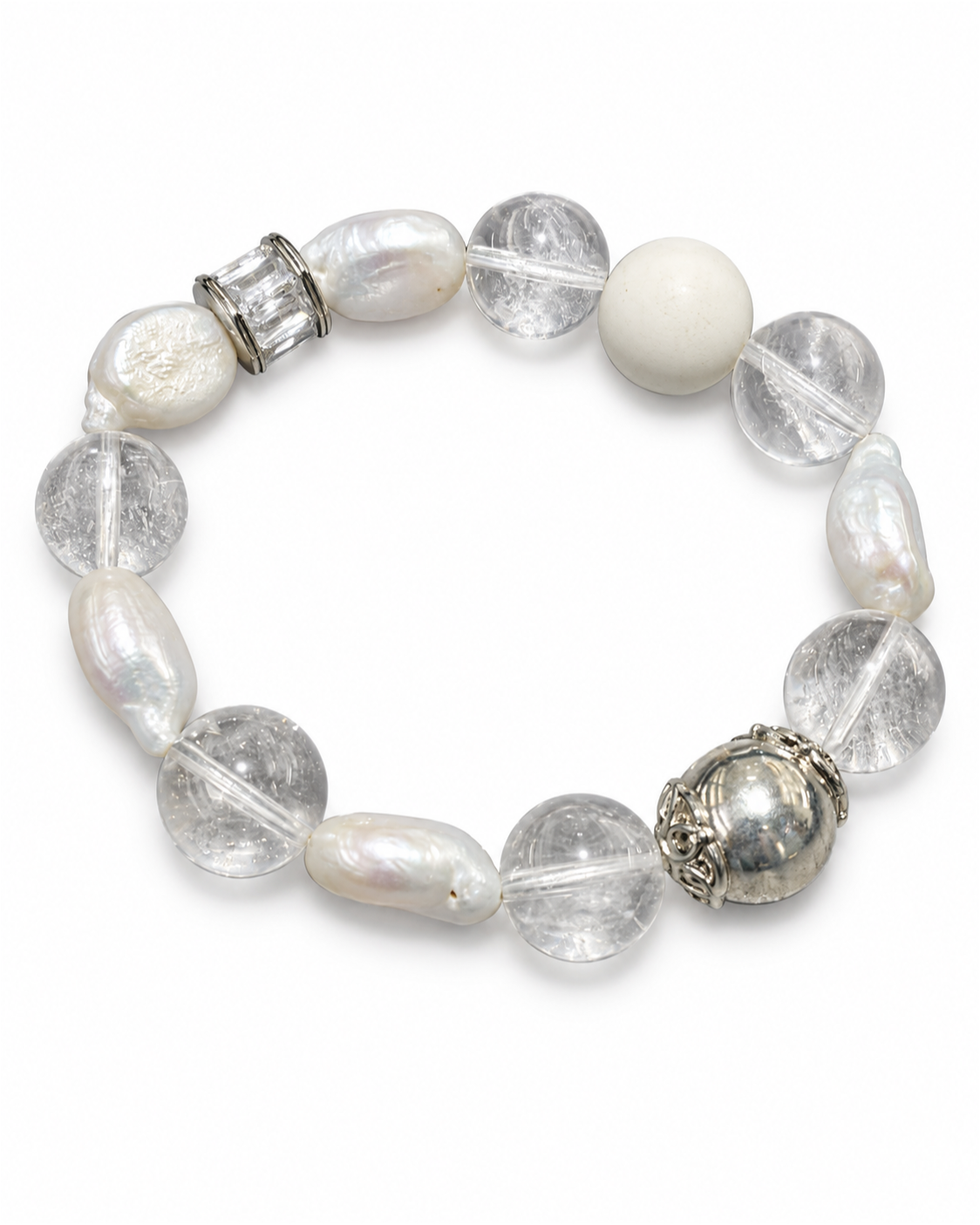 Pearl Light NFC bracelet on white background