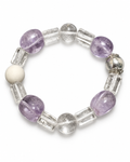 Lavender Pause NFC bracelet on white background