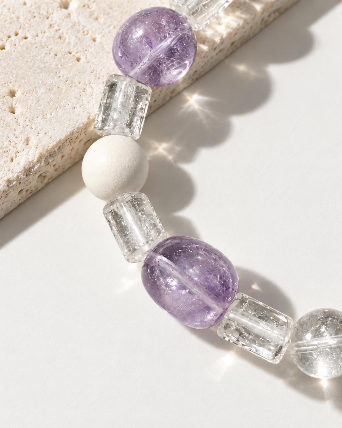 Lavender Pause NFC bracelet