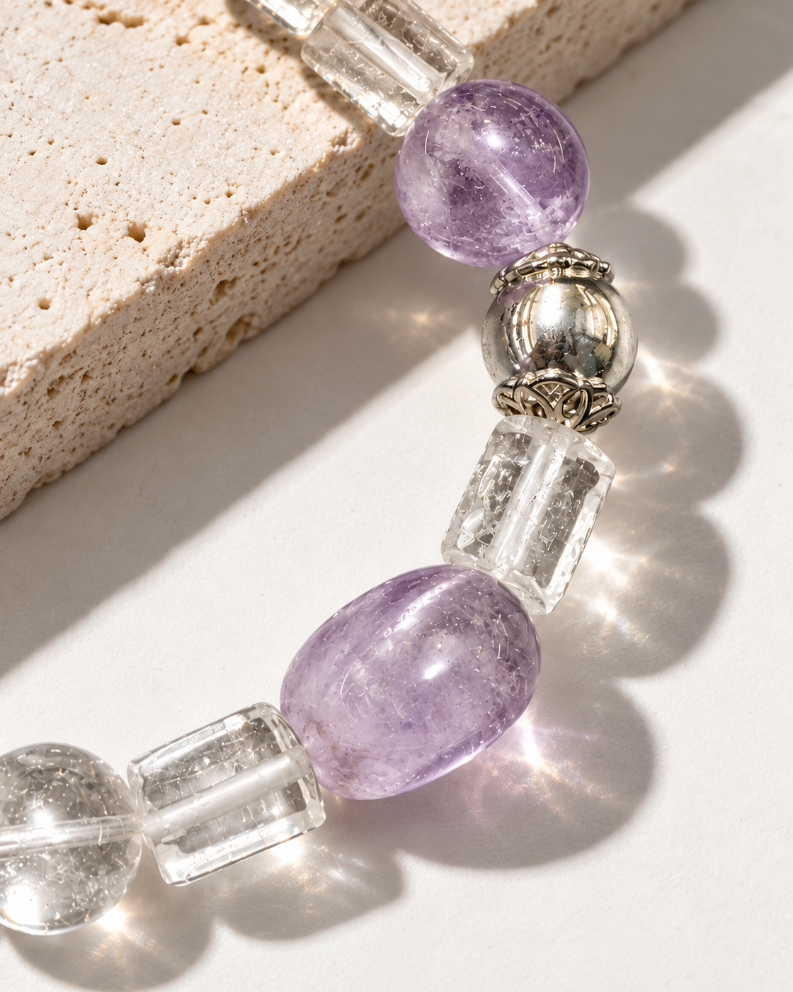 Lavender Pause NFC bracelet
