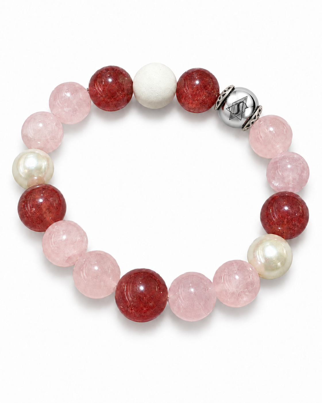 Rose Note NFC bracelet on white background