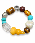 Golden Gourd NFC bracelet on white background
