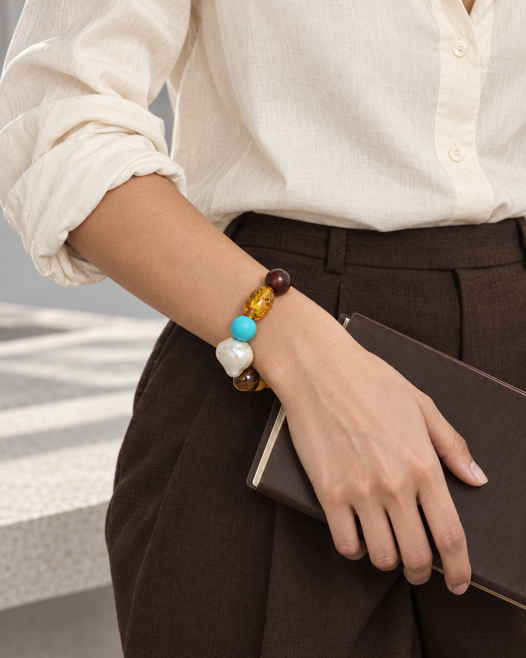 Golden Gourd NFC bracelet
