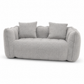 Upholstered Balance Sofa Bed on pure white background