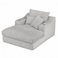 Upholstered Beauty Sofa on pure white background