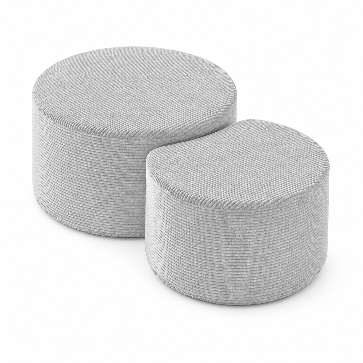 Wood Balance End Table on pure white background